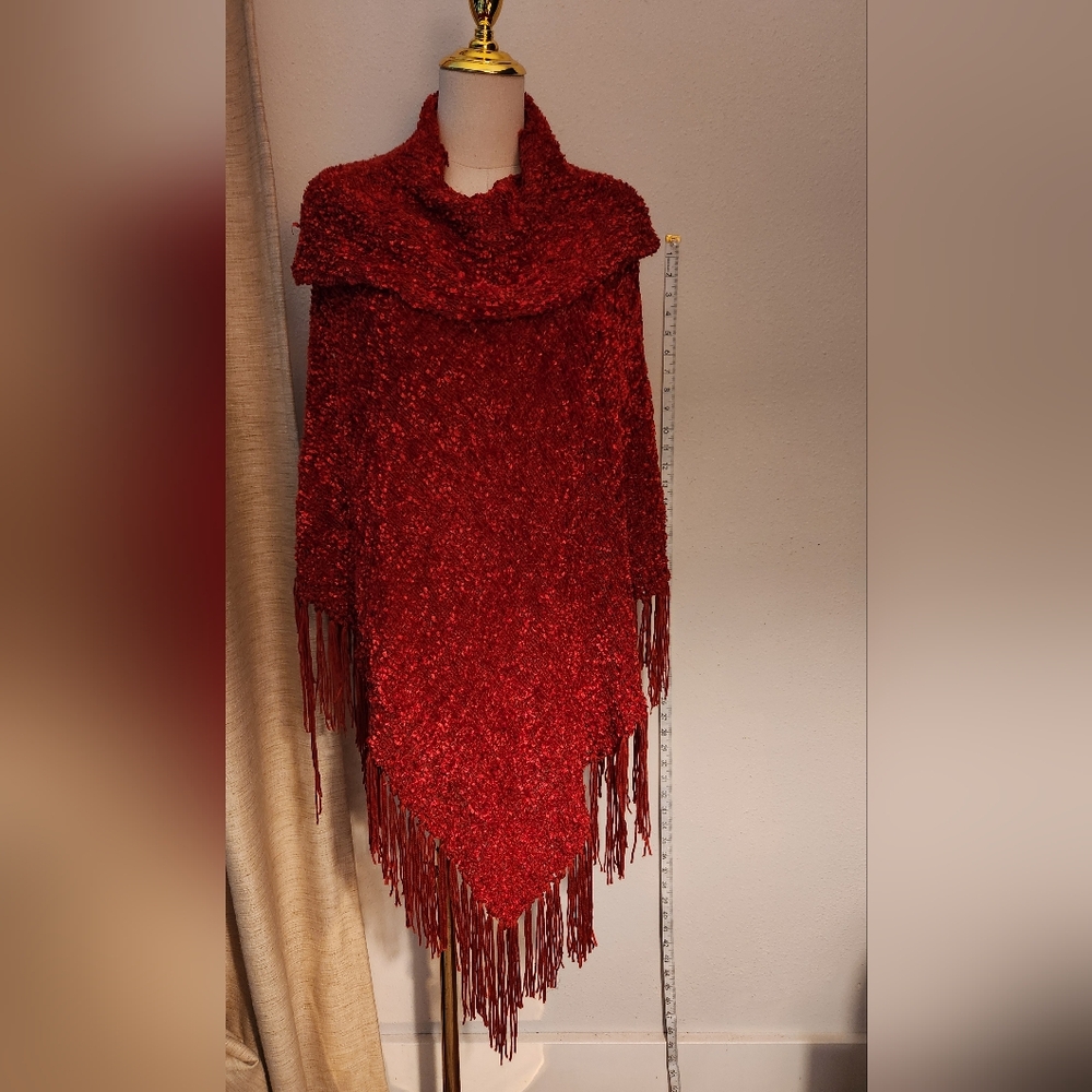 Cowl neck shawl